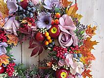 Dekorácie - Jesenný veniec na dvere XL ... chuť šťavnatých jesenných plodov ... - 14889027_