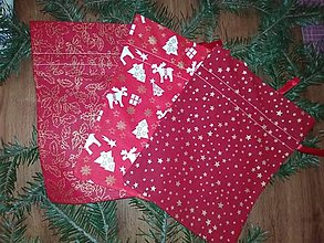 Úžitkový textil - Set - Mikulášské / vianočné vrecka II. - 14890136_