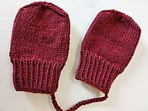 Detské doplnky - Jednoduché rukavičky 100% Baby merino - 14889125_