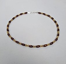 Náhrdelníky - Dámsky drevený náhrdelník - 14888845_