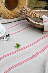 Úžitkový textil - Ľanový obrus French Style - 14890957_