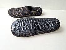 Ponožky, pančuchy, obuv - Pánske vlnené papuče ON - vlašský orech - 14893190_