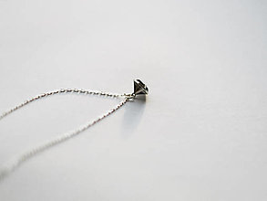 Náhrdelníky - Striebroný diamant - 14892157_