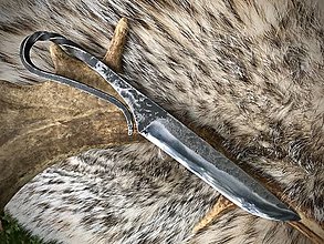Príbory, varešky, pomôcky - Keltský kovaný nôž - 14893083_