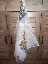 Úžitkový textil - Ĺanová utierka Botanical - 14896170_