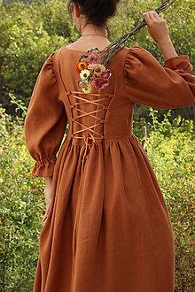 Šaty - Akvarelové šaty Čaro Jesene - 14899942_