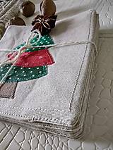 Úžitkový textil - Vianočné podložky pod nápoje I. - 14898820_