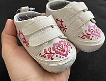 Detské topánky - maľované topánočky - 14901393_