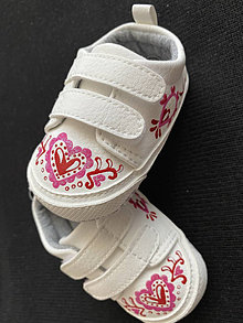 Detské topánky - maľované topánočky - 14901398_