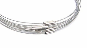 Komponenty - Lanko - obruč na náhrdelník s magnetickým zapínaním - 14902772_
