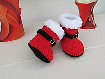 Detské topánky - Vianočné papučky I - 14901351_