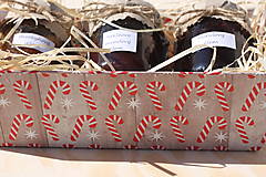 Vianočné darčekové balenie troch domácich džemov bez konzervantov