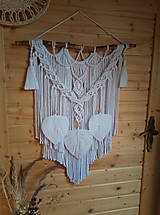 Dekorácie - Macramé Luna (Snehobiela) - 14904296_