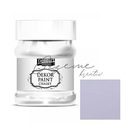 Farby-laky - ZĽAVA!! Dekor paint chalky PENTART 230 ml - Svetlo fialová P21657 - 14904199_