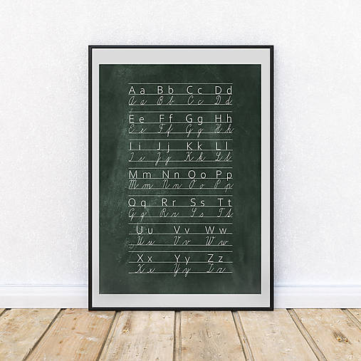 Hračky - Plagát Písmená - 14906674_