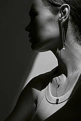 Náhrdelníky - Strieborný náhrdelník s botanickým motívom - 14909747_