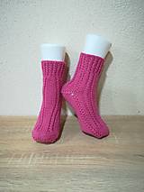 Ponožky, pančuchy, obuv - Pletene ponožky 17 - 14909286_