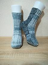 Ponožky, pančuchy, obuv - Pletene ponožky 20 - 14909380_
