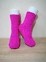 Ponožky, pančuchy, obuv - Pletene ponožky 21 - 14909403_