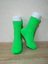 Ponožky, pančuchy, obuv - Pletene ponožky 27 - 14909435_
