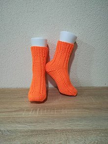 Ponožky, pančuchy, obuv - Pletene ponožky 16 - 14909275_