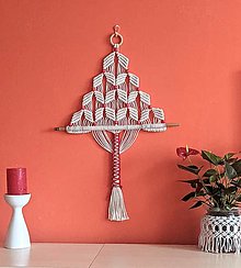 Dekorácie - Macrame strom vianočný - 14908900_