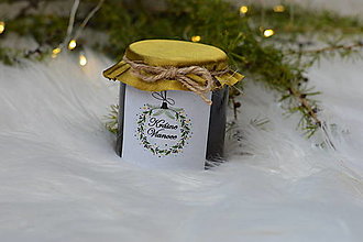 Sviečky - Sviečka zo včelieho vosku v skle-Krásne Vianoce - 14907486_