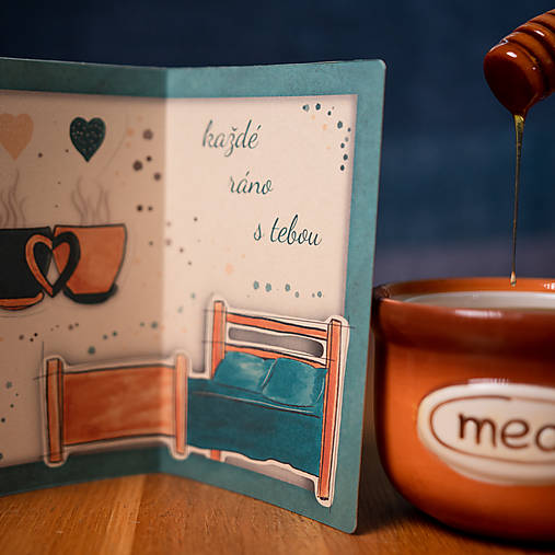 Papiernictvo - Pohľadnica Rána s tebou - 14908492_