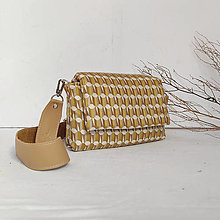 Kabelky - Textilná kabelka Nora (Honey) - 14912189_