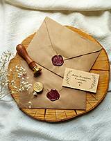 Papiernictvo - Obálka s pečaťou - 14912597_