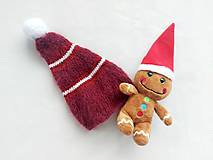 Detské čiapky - Vianočná čiapka - 14916169_