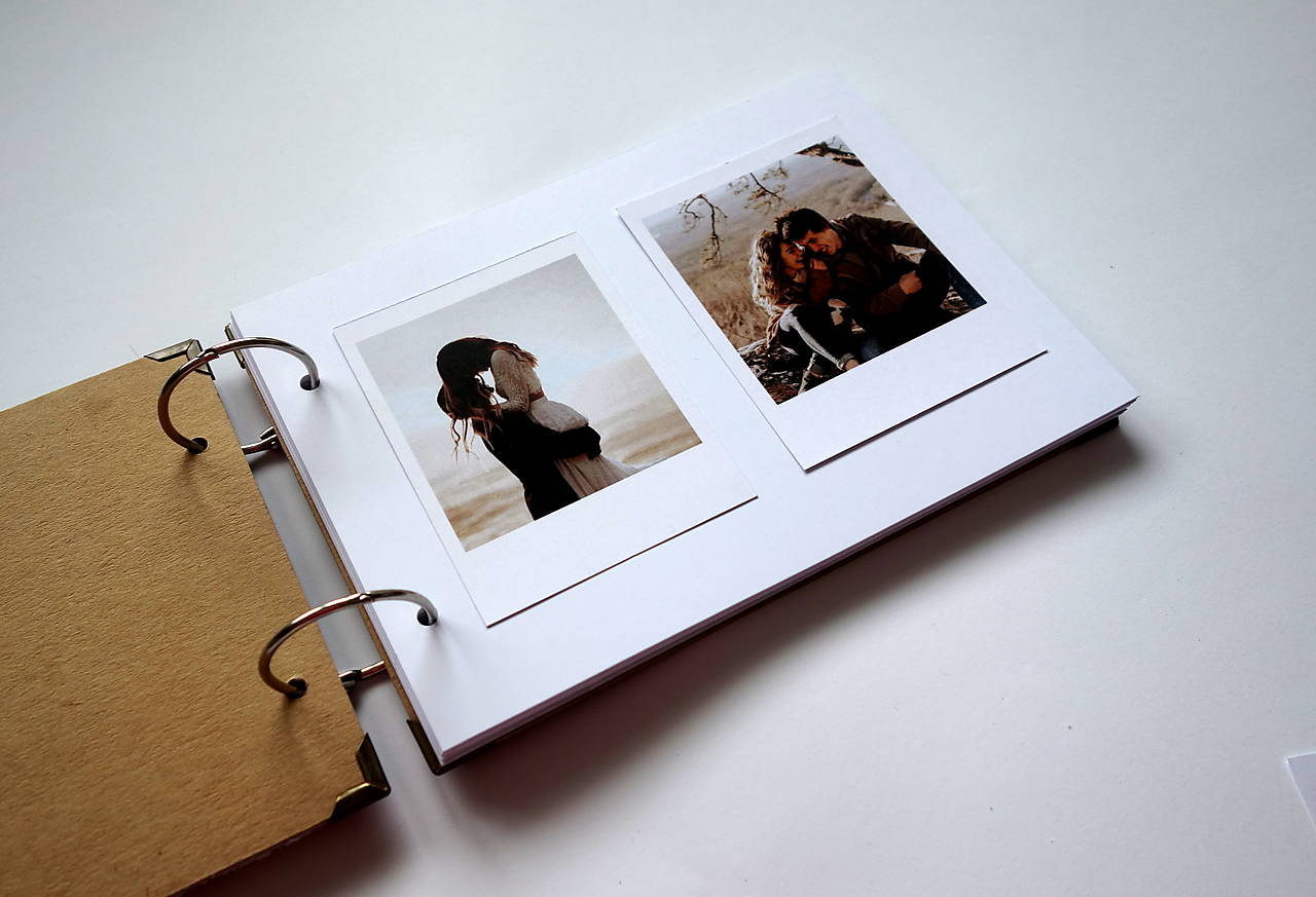 Svadobný fotoalbum - kniha hostí - rodinný album A4