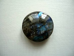 Minerály - Nevrt. čočka - labradorit 27 mm, č.29f - 14917722_