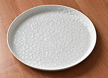 Nádoby - Porcelánový talíř "Ze sněhových sítí" - 14920624_