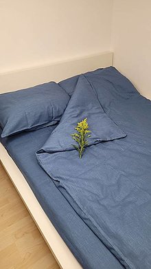 Úžitkový textil - Ľanová posteľná bielizeň SADA pre dvoch Monako - 14921496_