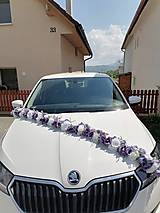 Iné doplnky - Kvetinová šerpa na svadobné auto 160 cm - 14923914_