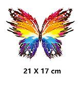 Galantéria - NZ101 Nažehľovačka motýľ 21 x 17 cm - 14921803_