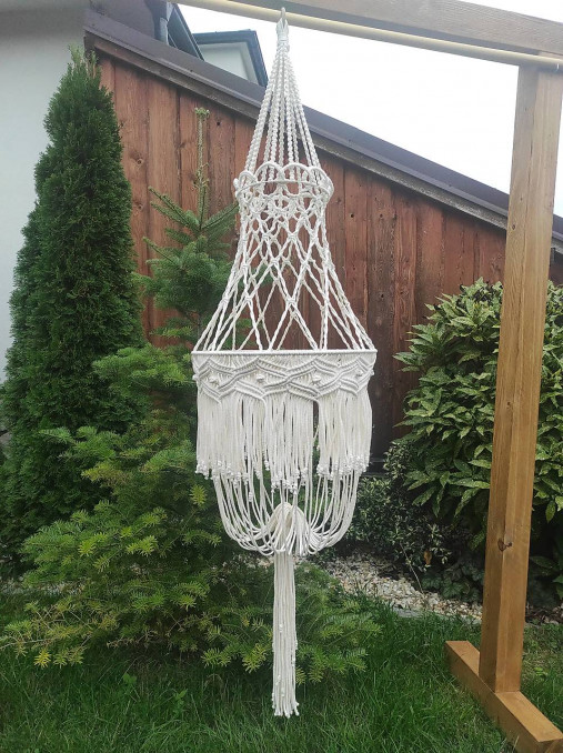 Svietidlá - Macrame luster AS - 14922025_