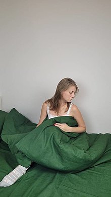 Úžitkový textil - Ľanová posteľná bielizeň SET Spring - 14923978_