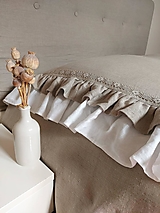 Úžitkový textil - Ľanový prehoz Madame de Pompadour I - 14926678_
