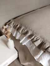 Úžitkový textil - Ľanový prehoz Madame de Pompadour I - 14926684_