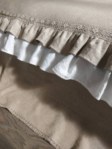 Úžitkový textil - Ľanový prehoz Madame de Pompadour I - 14926685_