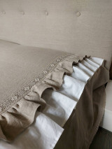 Úžitkový textil - Ľanový prehoz Madame de Pompadour I - 14926688_