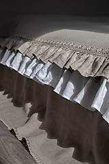 Úžitkový textil - Ľanový prehoz Madame de Pompadour I - 14926695_