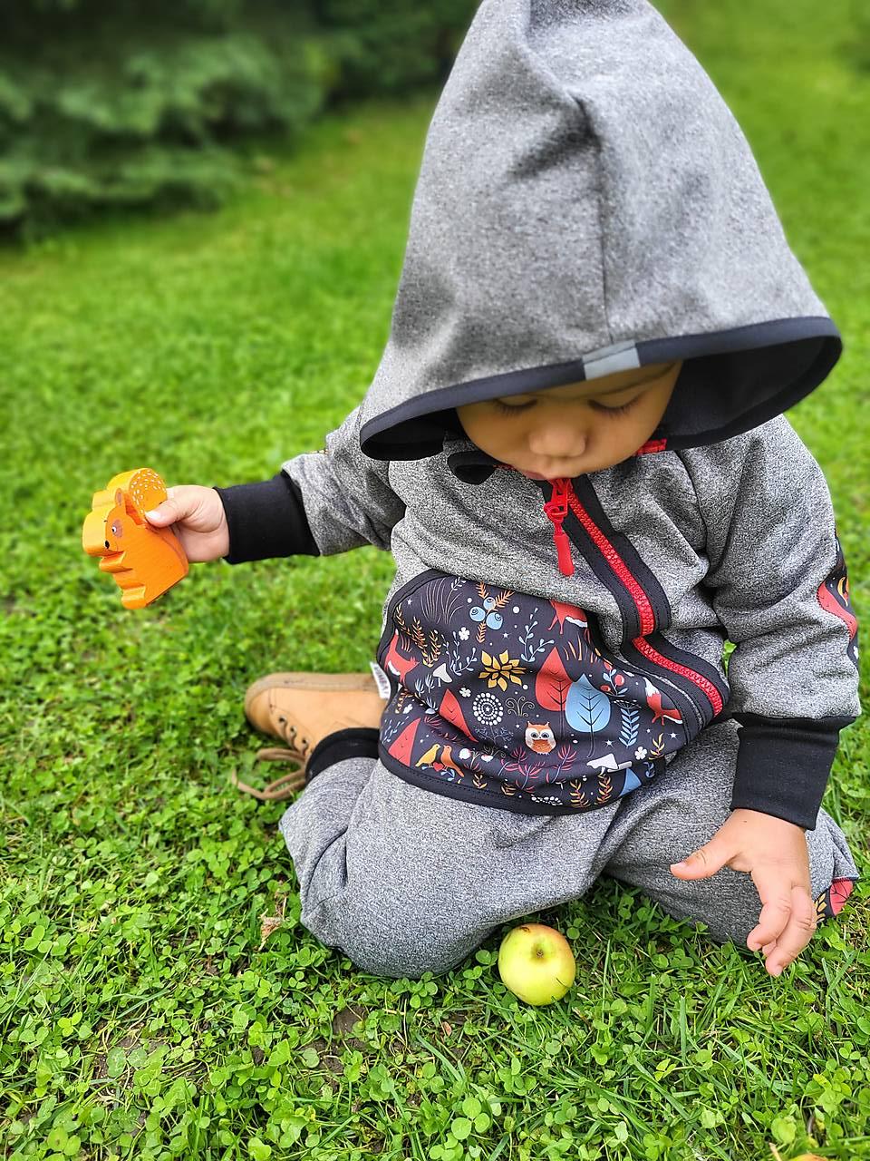 Softshellka "čarovný les" 