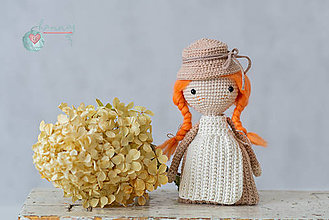 Hračky - Jesenná bábika v obojstrannom bavlnenom vrecku - 14930738_