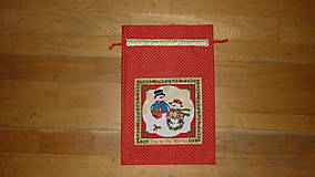 Úžitkový textil - Mikulášske/vianočné vrecúška - 14934321_