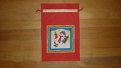Úžitkový textil - Mikulášske/vianočné vrecúška (č. 3) - 14934313_