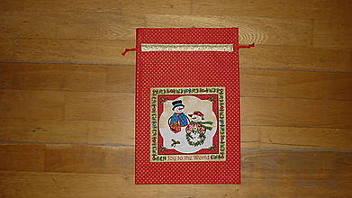 Úžitkový textil - Mikulášske/vianočné vrecúška (č. 6) - 14934321_