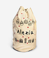 Batohy - Veľký personalizovaný vianočný batoh na darčeky - 14933661_